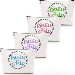 NWT No Label 4pc Besties Trip Travel Bags Set